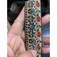 ราคา ยกพับ10หลา เทปทองตกแต่ง ริบบิ้นทอง ริบบิ้นปัก ริบบิ้นปักดิ้นหลากสี (21554350221)