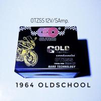 ราคา แบตเตอร์รี่แห้ง OTZ5S 12V 5Ah ยี่ห้อ Outdo ลูกใหม่ แบตเตอรี่แห้ง Sonic Click i Scoopy i W 100 W 110 W 125 Dream125 Icon110 Nice Phantom200 Fino Mio new Nouvo Spark Serpico 5S GTO M7 KR150 SSR KSR (148