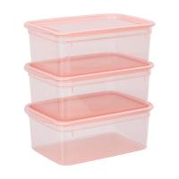 ราคา INDEX LIVING MALL ชุดกล่องอาหาร รุ่นคลิกล็อค จำนวน 6ชิ้น ชุด ขนาด 1050 มล สีชมพู (20499665292)