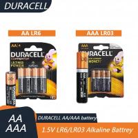 ราคา Duracell 1 5V AA AAA LR6 LR03 แบตเตอรี่อัลคาไลน์แฟลชของเล่นเครื่องชั่งนาฬิการีโมทคอนโทรลกล้องแบตเตอรี่แห้ง Alkaline Battery (21373515139)