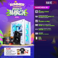 ราคา iHAVECPU คอมประกอบ MARD4 18 AMD RYZEN 5 5500 3 6GHz 6C 12T POWERCOLOR FIGHTER RADEON RX 6500 XT 4GB GDDR6 OC DP HDMI MSI A520M A PRO KINGSTON FURY BEAST 16GB 8x2 DDR4 3200MHz BLACK KF432C16BBK2 16 (21