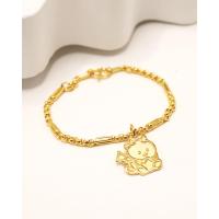 ราคา สร้อยข้อมือทองแท้ หนักครึ่งสลึง พร้อมจี้มังกรทอง 9K สลักชื่อด้านหลัง ฟรี รับขวัญหลาน (21365520033)