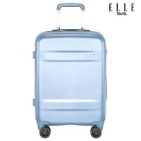 ราคา ELLE Travel Chic Collection กระเป๋าเดินทางไซส์Cabin ถือขึ้นเครื่อง 100 โพลีคาร์เนต PC ล้อหมุน360องศา ช่องเสียบ USB ระบบซิปคู่ความปลอดภัยสูง และซิปซ่อนขยาย (3327534871)