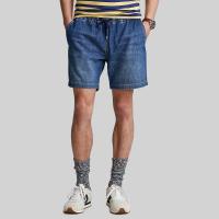 ราคา Polo Ralph Lauren JEANS 6 5 Inch Polo Prepster Denim Short กางเกงยีนส์ รุ่น MNPODNM10920079 สี 400 BLUE (15952584568)