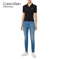 ราคา CALVIN KLEIN เสื้อโปโลแขนสั้นผู้หญิง ทรง Slim รุ่น J221839 BEH สีดำ (21446604753)