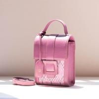 ราคา Chaksarn กระเป๋าเสื่อกกทอมือผสมหนังวัวแท้รุ่น Tally กระเป๋าสะพายใบเล็กใส่โทรศัพท์ (21498138060)