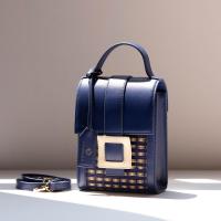 ราคา Chaksarn กระเป๋าเสื่อกกทอมือผสมหนังวัวแท้รุ่น Tally กระเป๋าสะพายใบเล็กใส่โทรศัพท์ (21498138058)