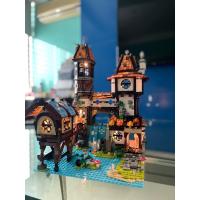 ราคา LEGO Jiexing Medieval Architecture Street View Lighting Edition Hotel Train Station Adult Assembly Lego Block Toy 89148 (21479946180)