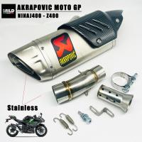 ราคา ชุดท่อแต่ง Ninja400 และ Z400 ปลายท่อ Ak GP พร้อมสลิปออนตรงรุ่น ไม่ต้องแปลง มีปลายหลายแบบให้เลือก (19559377684)