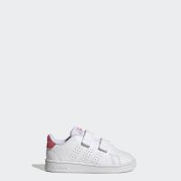 ราคา adidas เทนนิส รองเท้าพร้อมสายรัดหนามเตยสองเส้น Advantage Lifestyle Court เด็ก สีขาว GW6501 (21071005447)