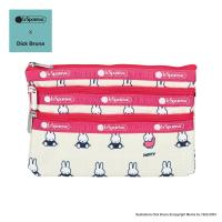 ราคา Lesportsac 3 Zip Cosmetic Bag กระเป๋าเครื่องสำอาง กระเป๋าตังสามซิป Style 7158 Lesportsac x Dick Bruna (21502916152)