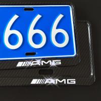 ราคา บังคับ mercedes benz ACES Class AMG GLC GLE GLB GLA คาร์บอนไฟเบอร์รถของเล่นเล็กแผ่นป้ายทะเบียนกรอบชั้นป้ายรถดูแล (7529306582)