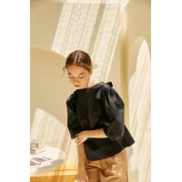 ราคา Grapes official TOKYO TOP 5 สี เสื้อแขนพอง ผูกโบว์ด้านหลัง (13986371948)