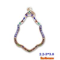 ราคา กรอบเงินแท้ 95 หัวสิงห์ ลงยาเต็มหน้าทรงปาดตาล หลวงพ่อกวย หลังหนุมาน ขนาด 2 2 3 3 8 ซม (20476484181)