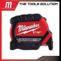 ราคา Milwaukee New ตลับเมตร รุ่น COMPACT MAGNETIC 5 เมตร 16 ฟุต 48 22 0616 (21373408064)
