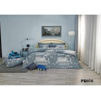 ราคา ผ้าปูที่นอน พรีเมียร์ ซาติน Premier Satin รหัส PK076 ลายรถไฟ โทมัส สีเทา THOMAS TRAIN ขนาด 3 5ฟุต 5ฟุต และ 6 ฟุต สำหรับที่นอนสูง 11 นิ้ว กันไรฝุ่น (4393964993)