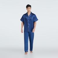 ราคา Vana Sleepwear ชุดนอนซาตินชาย Vana แขนสั้นขายาว สีพื้น (7163856218)