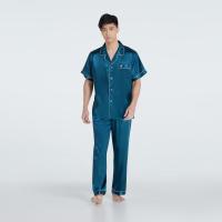 ราคา Vana Sleepwear ชุดนอนซาตินชาย Vana แขนสั้นขายาว สีพื้น (7163856216)