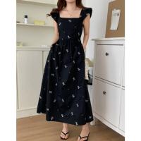 ราคา CHAWY Cotton black dress C4077 เดรสยาวมินิมอล เดรสสีดำน่ารักๆ (21551523991)