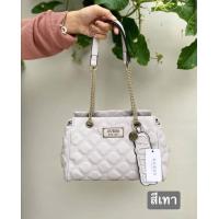 ราคา มี 4 สี กระเป๋าสะพายไหล่ guess ทรงหมอน หนังนุ่มมาก (21099614211)