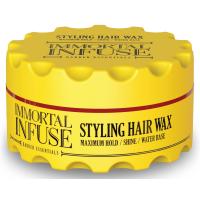 ราคา Immortal Infuse 150ML Styling Hair Wax Matte Clay Paste Matte Wax Cream Pomade For all hair types Men hair wax (19824509606)