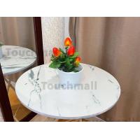 ราคา โต๊ะพับ กลม ลายหินอ่อนขาว มี 2 ขนาด 60 60cm 80 80cm (20787846468)