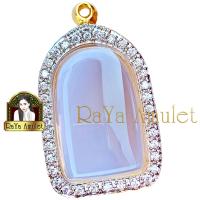 ราคา กรอบพระสำเร็จรูป งานไมครอน งานฝังเพชรอิตาลีอย่างดี ทรงพระกำแพงซุ้มกอ ทรงพระเก่า รหัส 110 (21458033125)