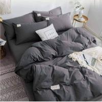 ราคา ผ้าปูที่นอนสีเทา รัดมุม รวมผ้านวม ลายสีเทา สีทูโทน สีพื้น ผ้านุ่มสบาย ซักง่ายแห้งเร็ว ขนาด 3 5 5 6 ฟุต (20623892454)