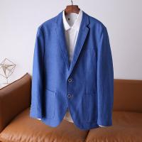 ราคา เดิม499 ชุดสูทผ้าลินินชุดสูทผู้ชายเสื้อสูทตัวนอกแบบบางสำหรับฤดูใบไม้ร่วงเสื้อชุดผู้ชายตัดฉลากแบรนด์เนมแบบเส้นบางๆ (20033292161)