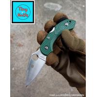 ราคา มีดทหาร มีดพับเล็ก SPYDERCO C28GP GREEN TK685 ราคาถูกมาก (16104223163)