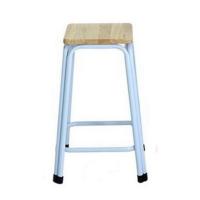 ราคา เก้าอี้ขาคู่ สีขาว ขนาด 18 24 30 นิ้ว ยางพารา โดนน้ำได้ เก้าอี้หน้าไม้ (21436604740)