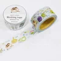 ราคา และเทปกระดาษทำจากญี่ปุ่น papierplatz สติกเกอร์ติดสมุดที่บันทึกด้วยมือการออกแบบศิลปะขนมไข่ปลาหมึกข้าวปั้นน่ารัก (21143431341)