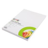 ราคา กระดาษการ์ดสี A4 230 แกรม ขาว 50แผ่น แพ็ค ONE (13098868039)