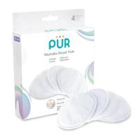 ราคา Pur แผ่นซับน้ำนม แบบซักได้ ใช้ซ้ำ มีทรงโค้งรับกับหน้าอกกระชับขณะสวมใส่ 1 แพ็ค 4 ชิ้น (522074912)