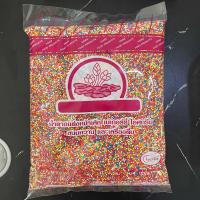 ราคา เม็ดน้ำตาล ตกแต่งขนม เรนโบว์ ช็อคไรซ์ ลูกปัด 1 กิโลกรัม ตรา ช้าง ตราดอกบัว (20607281071)