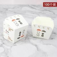ราคา ถ้วยกระดาษสี่เหลี่ยมถ้วยกระดาษสำหรับอบคัพเค้กถ้วยกระดาษโทมาเฟนถ้วยชิฟฟอนฮอกไกโด50 100ชิ้น (20697434766)