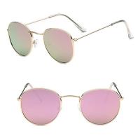 ราคา แว่นกันแดด UV400 กรอบแว่นโลหะสีทองรูปหยดน้ำ เลนส์ สี ดำ สีเหลือง สีชมพู สีเขียว ใส่สวยทุกรูปหน้า แถมซองแว่น (14291116944)