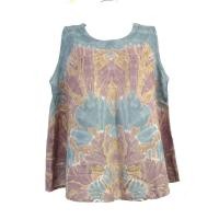 ราคา เสื้อมัดย้อมผู้หญิง เสื้อแขนกุด เฉดสีพาสเทล เสื้อฤดูร้อน อกเสื้อ 40นิ้ว เสื้อยาว 21นิ้ว เสื้อชายบาน ใส่สบาย ผ้าแมมเบิร์ต (21491219128)