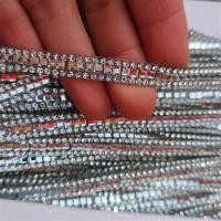 ราคา อุปกรณ์เสริมขอบลูกไม้สร้อยประดับเพชรประดับเพชรอุปกรณ์เสริมของตกแต่งเสื้อผ้า DIY แผ่นติดเครื่องประดับเพชรแก้วคริสตัลสำหรับรองเท้างานแต่งงาน (20033153491)