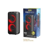 ราคา ลำโพงบลูทูธ AJ ของแท้รุ่น AJ X521 80W พลังเสียงกระหึ่มParty Box คาราโอเกะ เชื่อมต่อสองตัว ฟรีไมค์ลอย (21477703661)