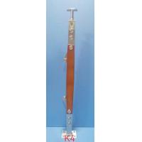 ราคา เสาบันไดสแตนเลส ราวบันไดสำเร็จรูป ราวบันไดสำเร็จรูปสแตนเลสลายไม้ ระเบียงกันตกสแตนเลส 304ลายไม้ ความสูง85cm สินค้าเกรดดี คุณภาพสูงราคาต่อ1ต้น (21495054405)