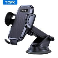ราคา TOPK Car Phone Holder Mount Cell Phone Mount for Car Dashboard Windscreen for Universal Cars 360 Rotatable Mobile Phone Holde (20503261023)