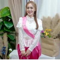 ราคา เสื้อลูกไม้คอจีนแต่งระบายไหล่สวยๆ (19452468772)