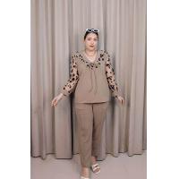 ราคา ชุดเซ็ทคอวี เสื้อ กางเกง ผ้ายืดมูลเวฟ (21500127016)