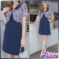 ราคา New ชุดเดรชโทนสดใสป้ายnuchy (21513826886)