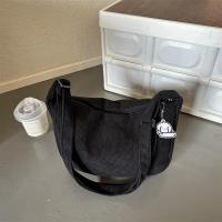 ราคา กระเป๋าสะพายไหล่ผ้าลูกฟูกสไตล์วินเทจสไตล์ญี่ปุ่นกระเป๋าทรงเกี๊ยวสะพายข้างเรียบง่ายแมทช์ลุคง่ายสไตล์เกาหลีสำหรับนักเรียนใส่ไปเรียน (21145502132)