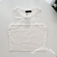 ราคา เสื้อครอปไหมพรมแขนกุด เสื้อกล้ามทรง Basic เว้าแขนด้านหลัง เนื้อผ้านิ่ม ใส่เข้ารูป เก็บทรงสวย พร้อมส่ง F2206 (17074216854)