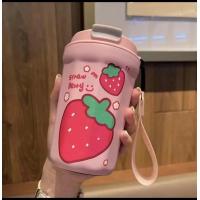ราคา แก้วสแตนเลสเก็บอุณหภูมิร้อน เย็นลายน่ารักกกค่ะขนาด390ml (20569649485)