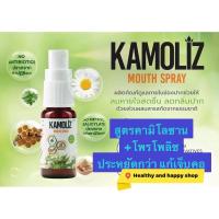 ราคา kamoliz mouth spray 15ml คาโมลิซ พ่นคอ ชุ่มคอ ไอ เสมหะ สูครเดียวกับคามิโลซาน (11522395255)