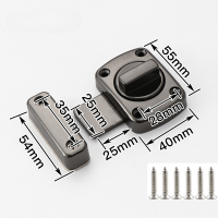 ราคา กลอนล็อคแบบบิด ขนาด 42 มิล 55 มิล 65 มิล สำหรับประตู หน้าต่าง หมุนสลักกลอนประตู รักษาความปลอดภัยสลักประตูล็อคสไลด์ (20175239855)